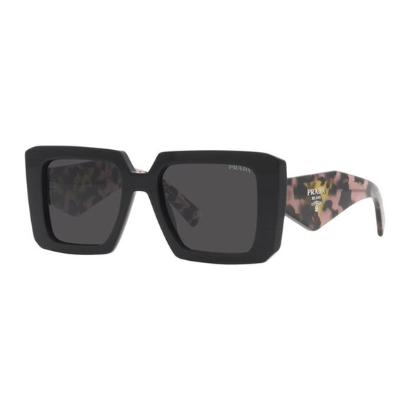 NEW PRADA PR23YS 1AB5S0 BLACK SPR 23Y 1AB5S0 PR 23YS 1AB5S0 SUNGLASSES